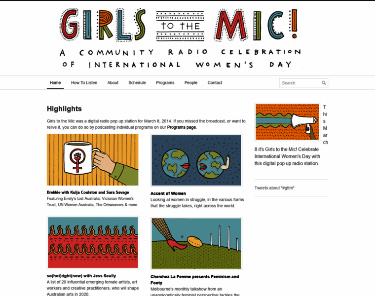 Girlstothemic.org thumbnail