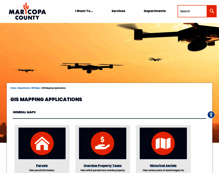 gis.maricopa.gov at WI. GIS Mapping Applications | Maricopa County, AZ