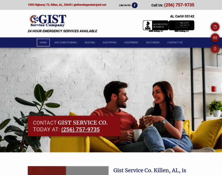 Gistserviceco.com thumbnail