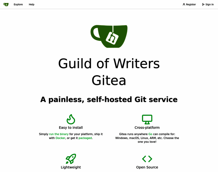 Git.guildofwriters.org thumbnail