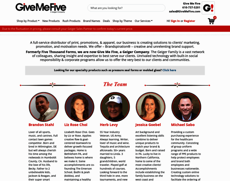 Givemefive.com thumbnail