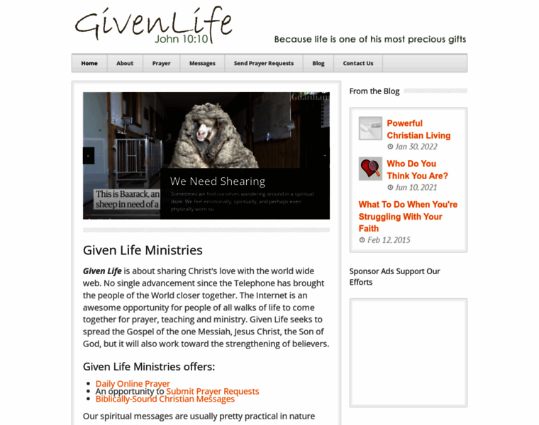 Givenlife.com thumbnail