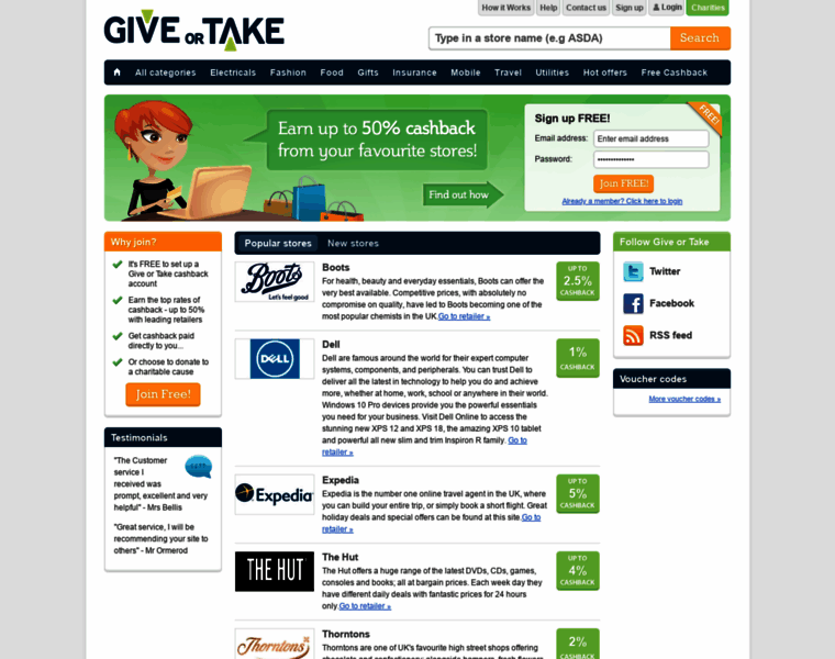 Giveortake.com thumbnail
