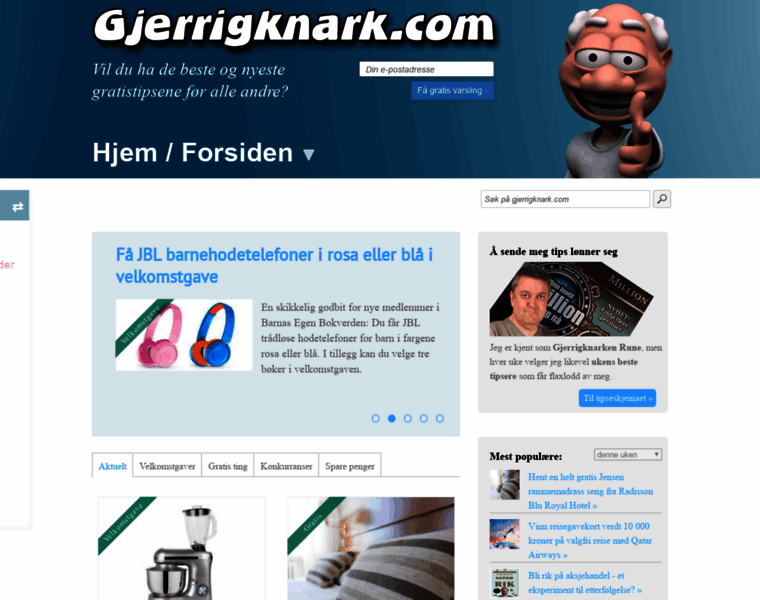 Gjerrigknarken.com thumbnail