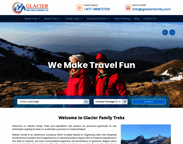 Glacierfamilytreks.com thumbnail