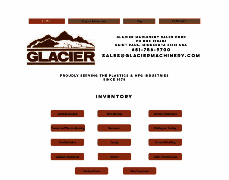 Glaciermachinery.com thumbnail