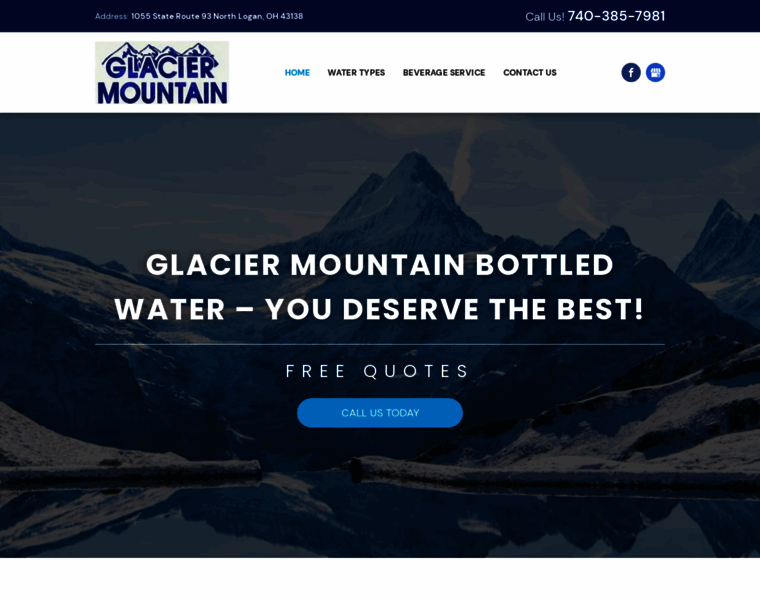 Glaciermountainwater.com thumbnail