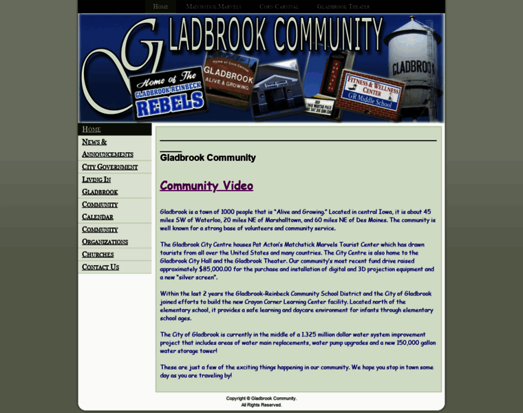 Gladbrook.org thumbnail