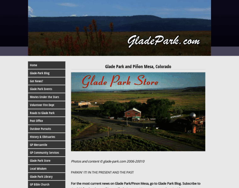 Glade-park.com thumbnail