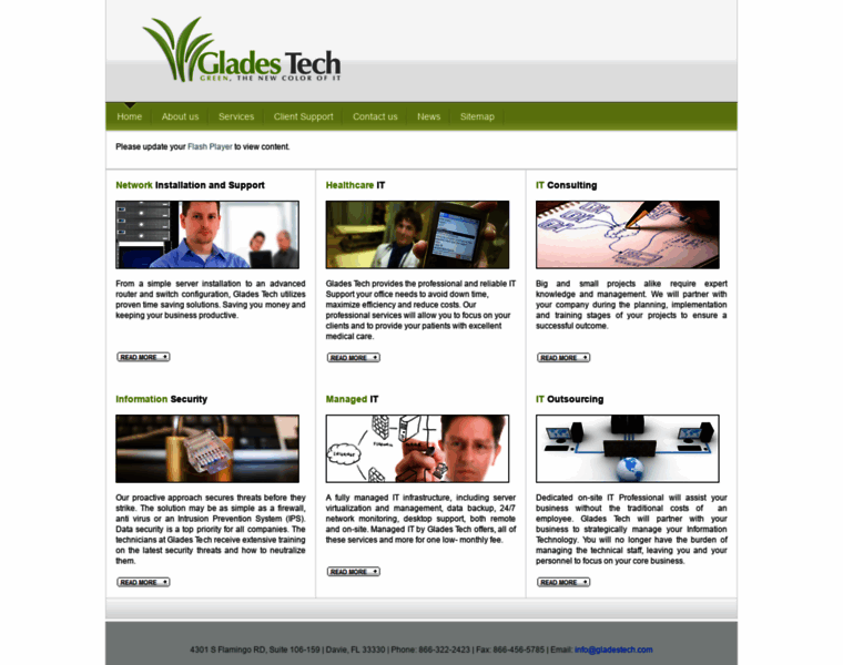 Gladestech.com thumbnail