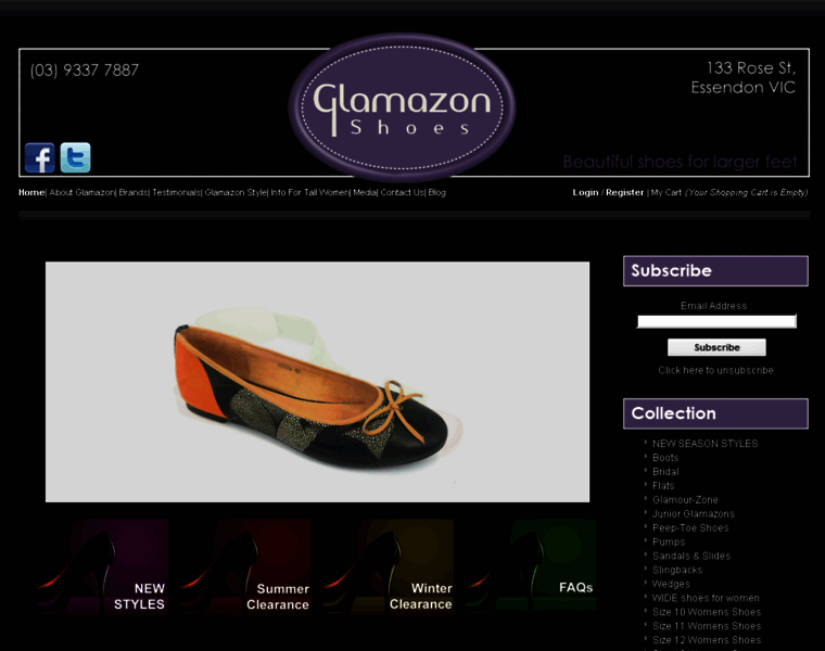 Glamazonshoes.com.au thumbnail