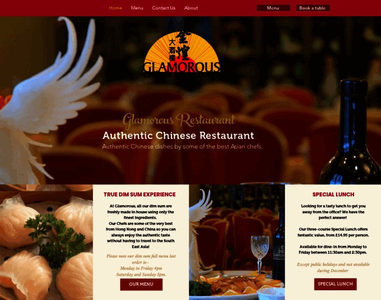 Glamorous-restaurant.co.uk thumbnail