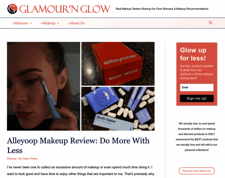 Glamournglow.com thumbnail