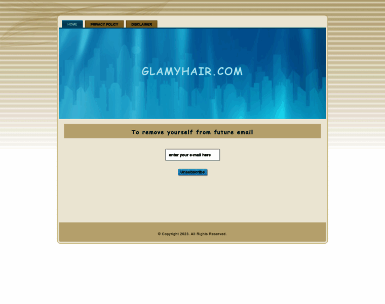 Glamyhair.com thumbnail