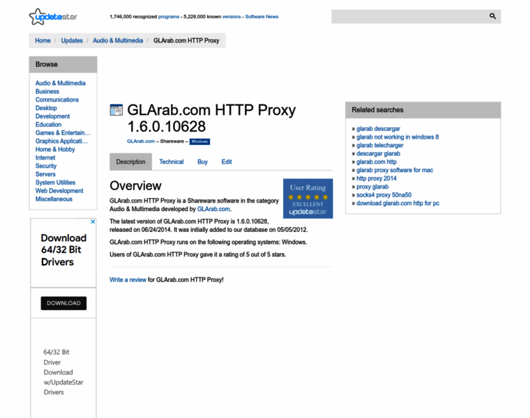 Glarab-com-http-proxy.updatestar.com thumbnail