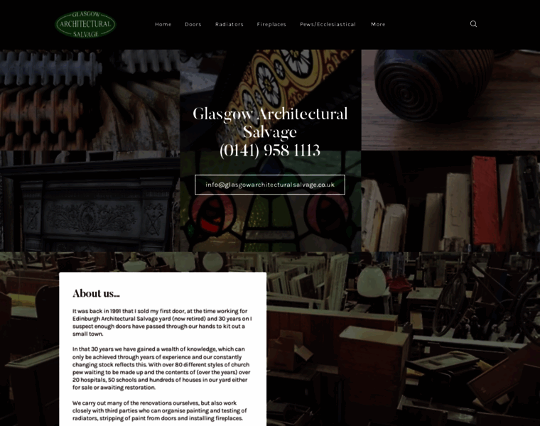 Glasgowarchitecturalsalvage.co.uk thumbnail