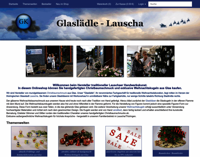 Glasmarkt-lauscha.de thumbnail