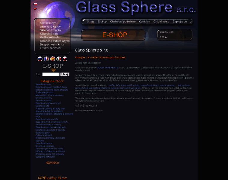 Glass-sphere.com thumbnail