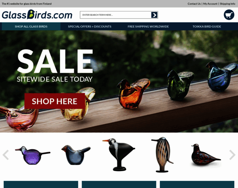Glassbirds.com thumbnail