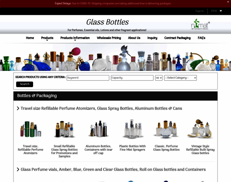 Glassbottles.com thumbnail