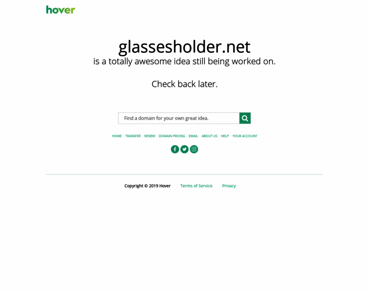 Glassesholder.net thumbnail