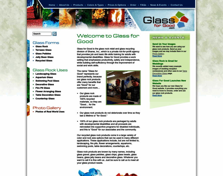 Glassforgood.com thumbnail