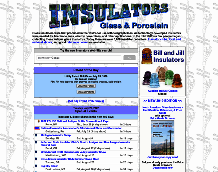 Glassinsulators.info thumbnail