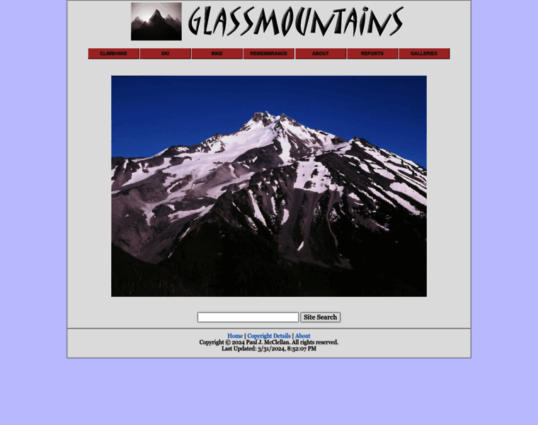 Glassmountains.com thumbnail