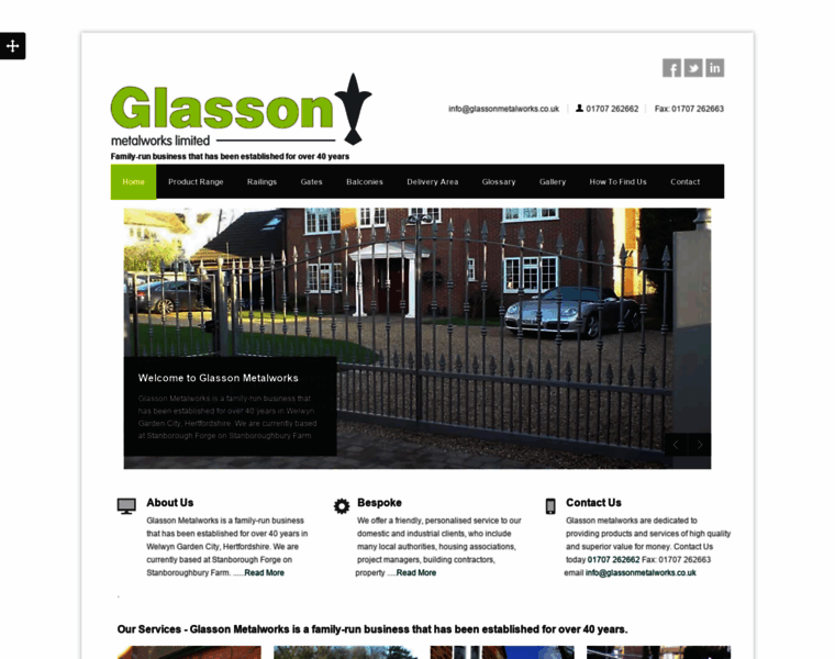 Glassonmetalworks.co.uk thumbnail