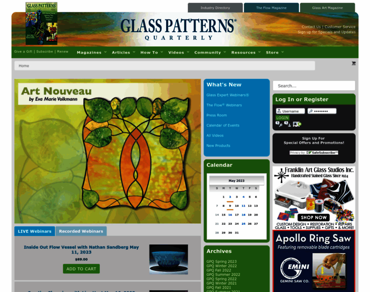 Glasspatterns.com thumbnail