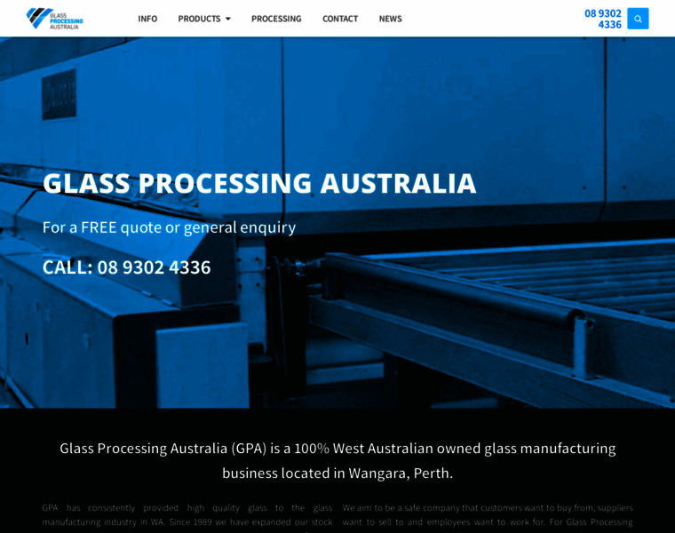 Glassprocessing.com.au thumbnail