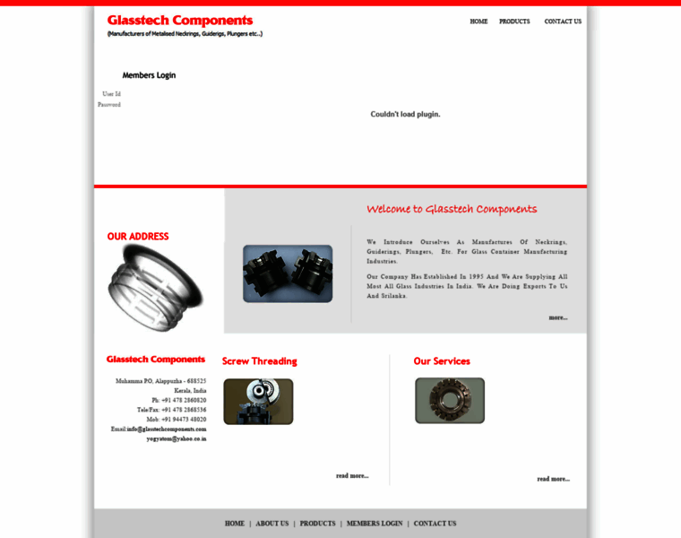 Glasstechcomponents.com thumbnail
