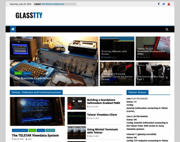 Glasstty.com thumbnail