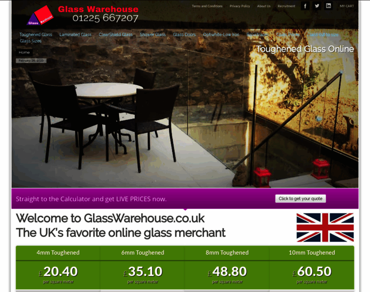 Glasswarehouse.co.uk thumbnail