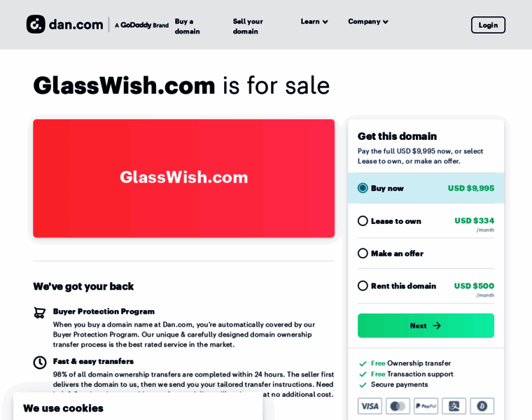 Glasswish.com thumbnail