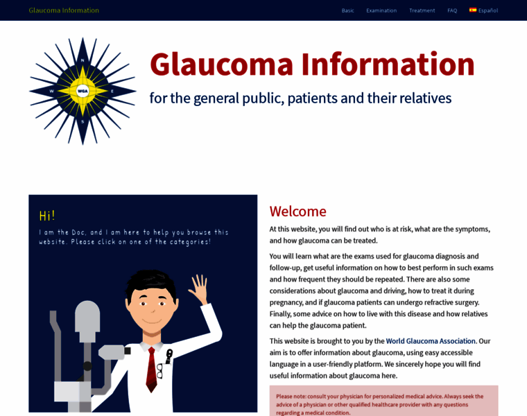 Glaucomapatients.org thumbnail