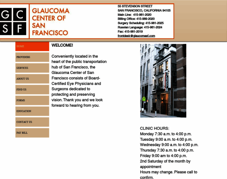 Glaucomasf.com thumbnail