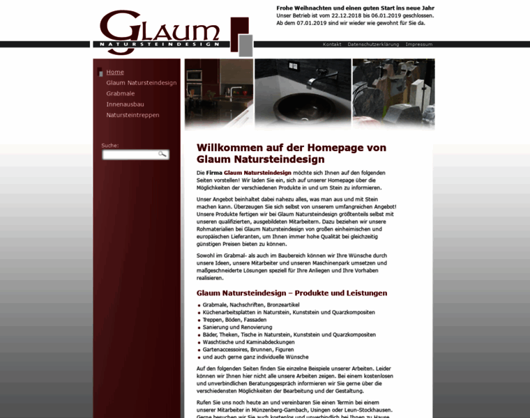 Glaum-natursteindesign.com thumbnail