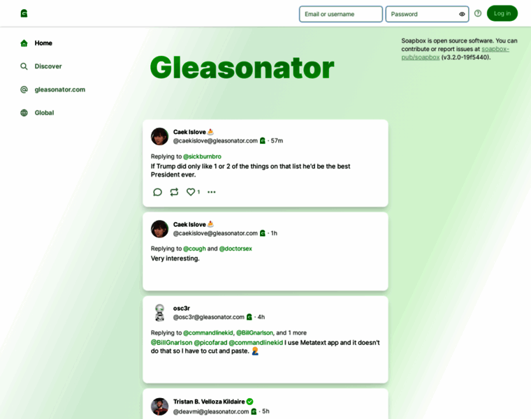 Gleasonator.com thumbnail