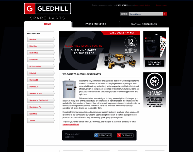 Gledhill-spares.net thumbnail