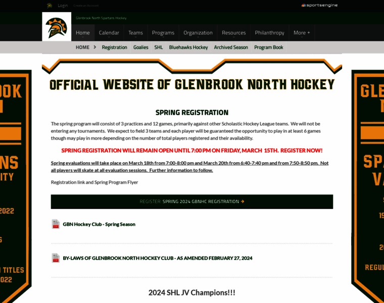 Glenbrooknorthhockey.org thumbnail