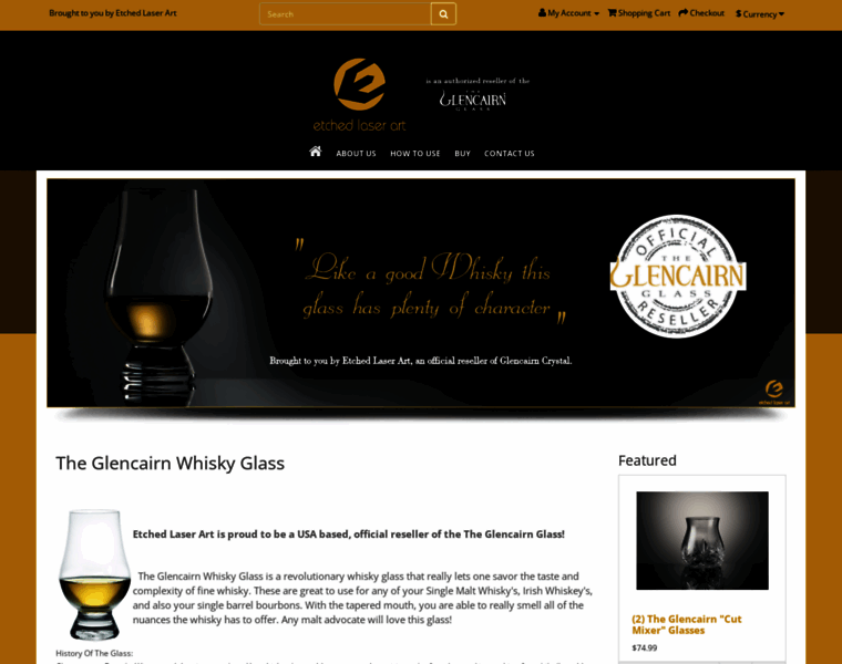 Glencairnwhiskyglass.com thumbnail