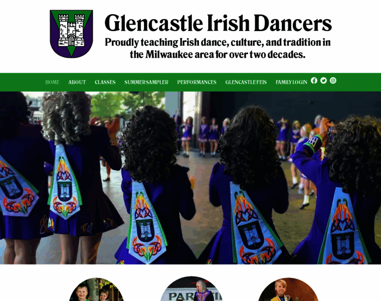 Glencastleirishdancers.com thumbnail