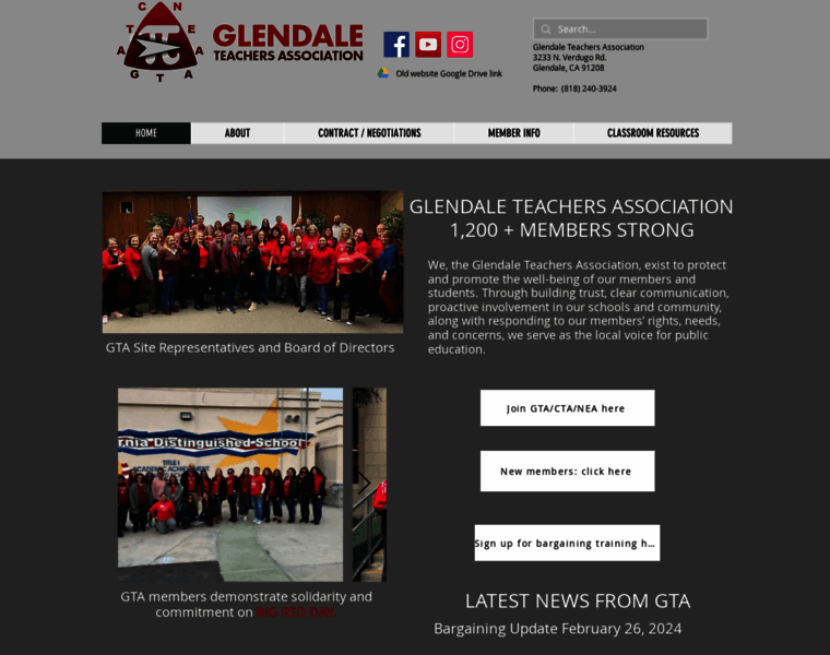 Glendaleteachers.org thumbnail