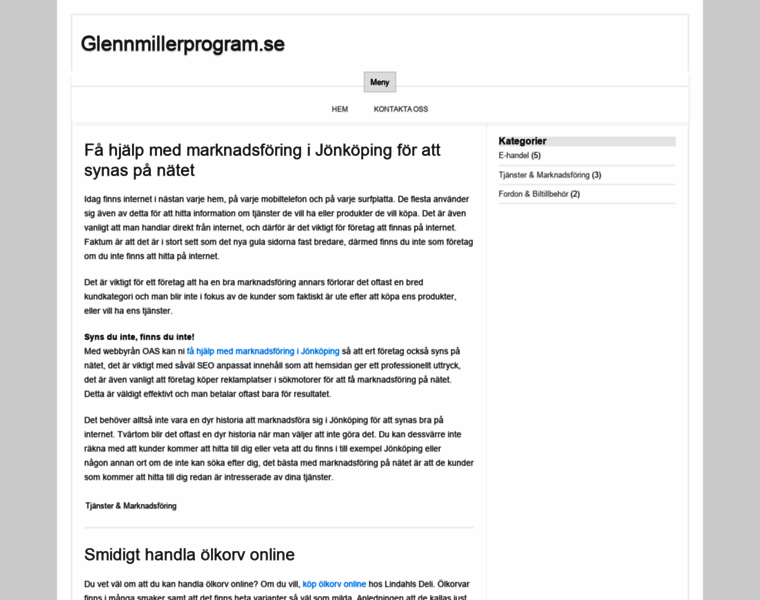 Glennmillerprogram.se thumbnail