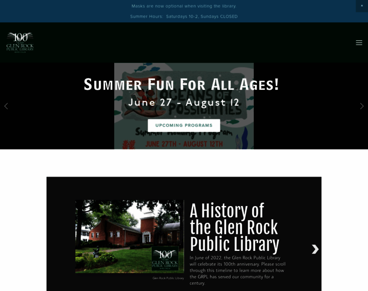 Glenrocklibrary.org thumbnail
