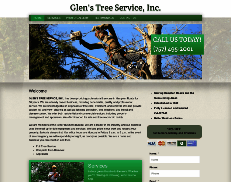 Glenstreeservice.com thumbnail