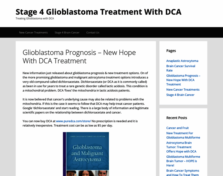 Glioblastomaprognosis.com thumbnail