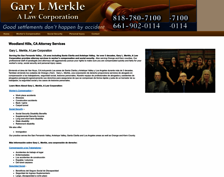 Glmerklelaw.com thumbnail