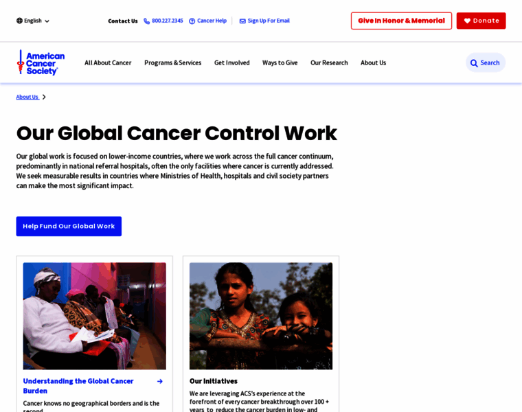 Global.cancer.org thumbnail